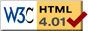 cone Conformidade HTML4.01! [Nova janela].